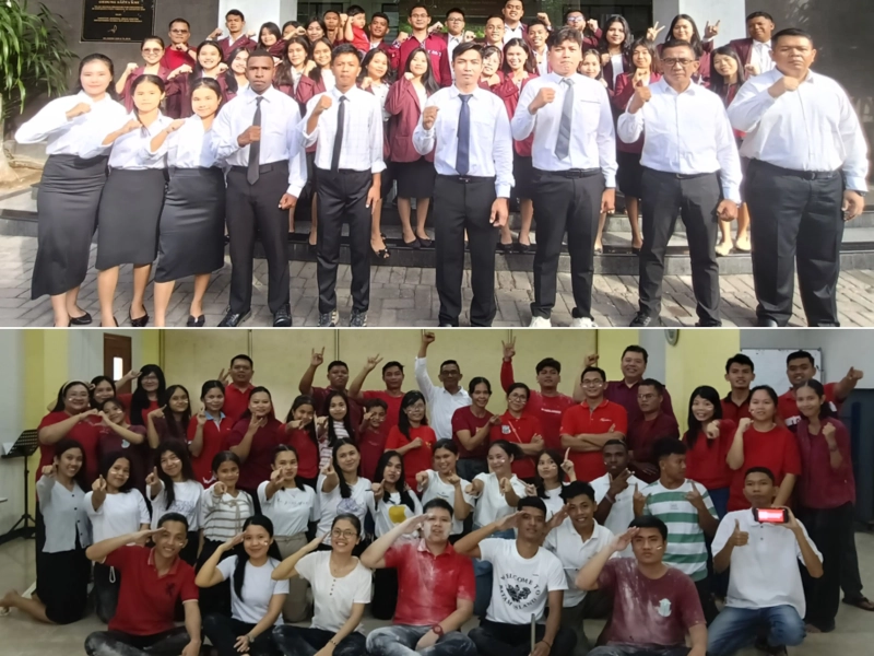 Dokumentasi Foto Bersama seusai Upacara dan Lomba HUT KEMRI ke-80